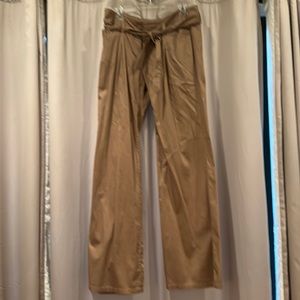 BCBG Tan Wide Leg Pants